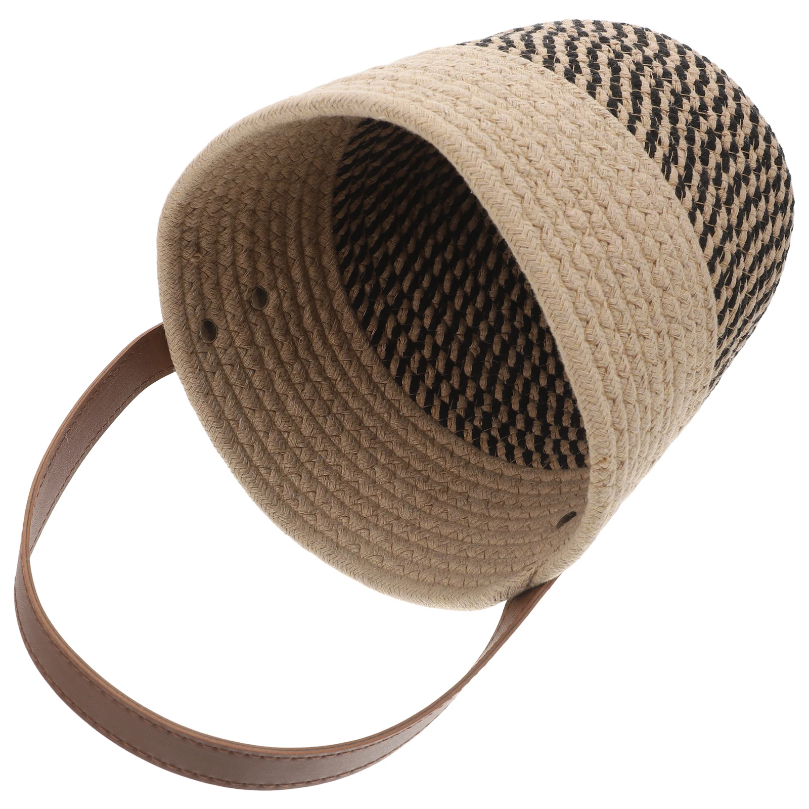 

Hanging Basket Cotton Rope Plant Storage Small Baskets 6 3x7 Inches Elegant Weaving Space Saving Reliable Household