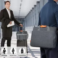 Laptop Computer Shoulder Bag Handbag Waterproof Briefcase Man Women 13 14 15.6 16 17 inch Bags for Macbook Air Samsung Accessory - Image 3