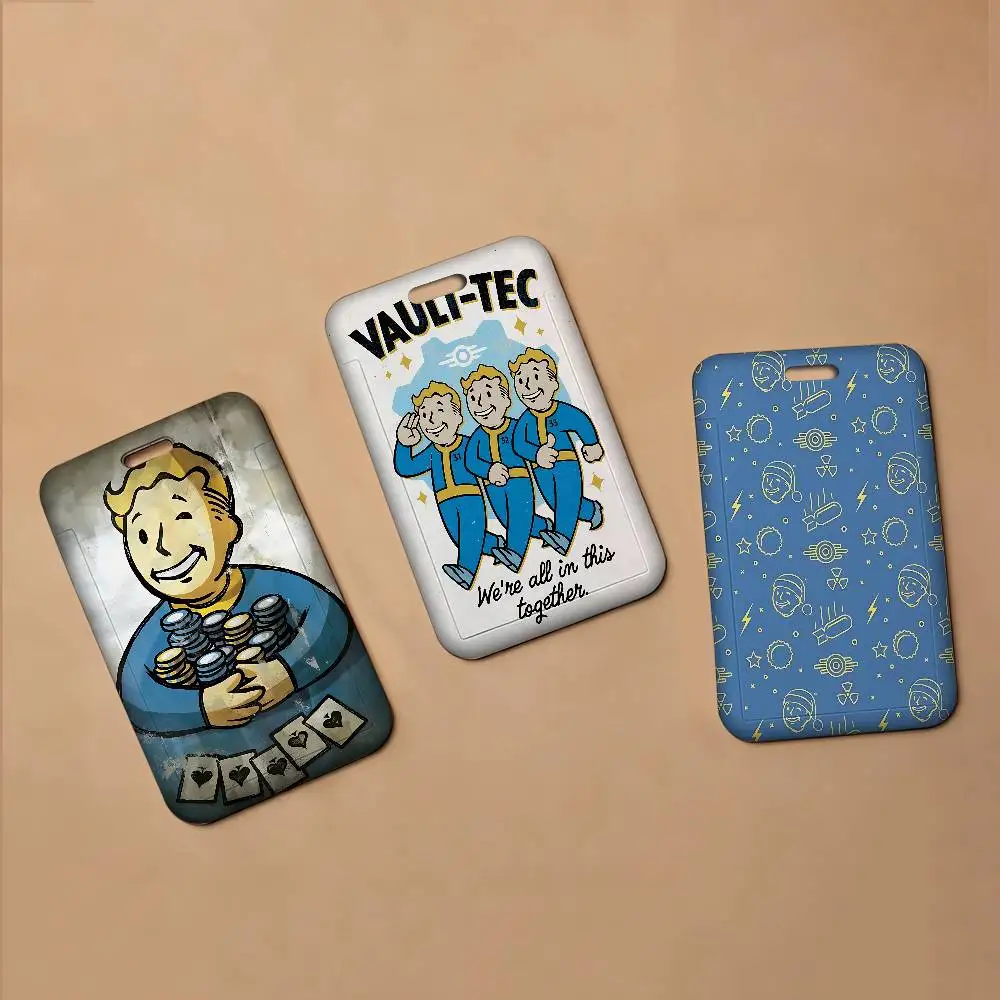 

F-Fallout 1 шт. Скользящий держатель для ID-карты с прозрачным окном, защитный чехол для ID-карты для офиса, школы, персонала, студентов