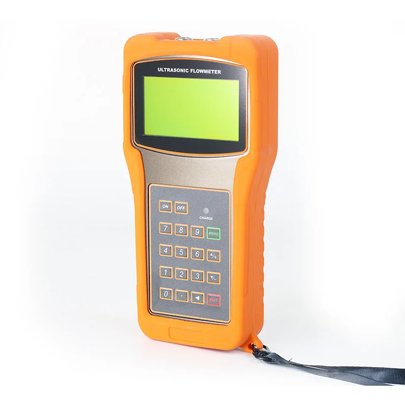 

High Precision Portable Handheld External Clip External Attached Liquid Ultrasonic Flow Meter Water Flow Velocity Detection