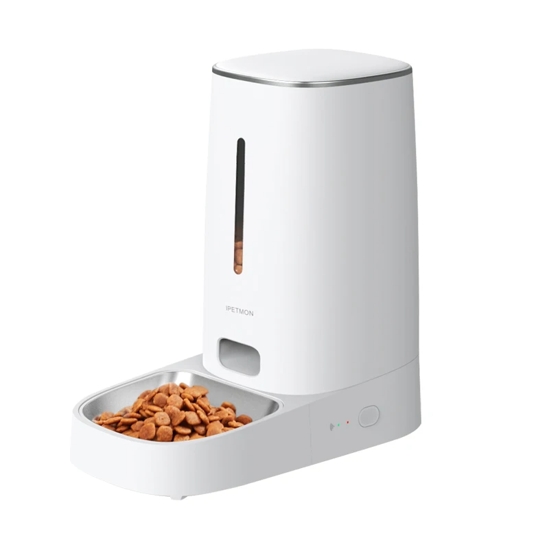

Smart Automatic Pet Food Dispenser Feeder New Design Electric Auto Timed Stainless Steel Bowls Puppy Dogs Cats High Battery