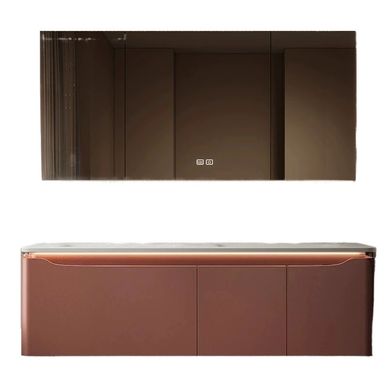 

Luxury residential furniture style bathroom cabinet for high capacity vanity