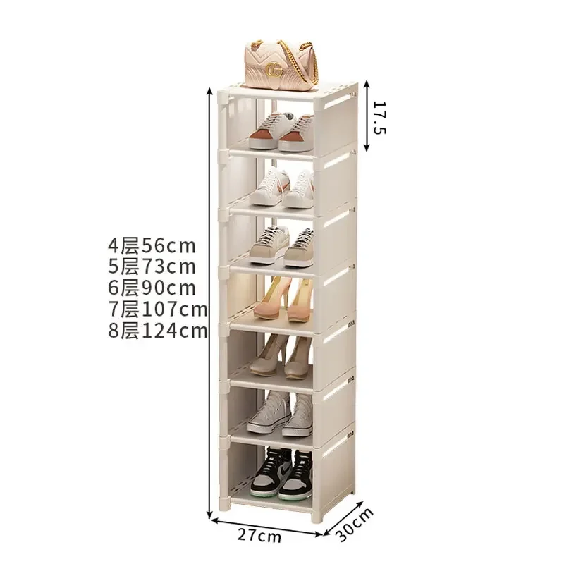 Zapatero organizador de zapatos, mueble para el hogar, sala de estar simples para armarios de almacenamiento, instalación multicapa, Zapatero