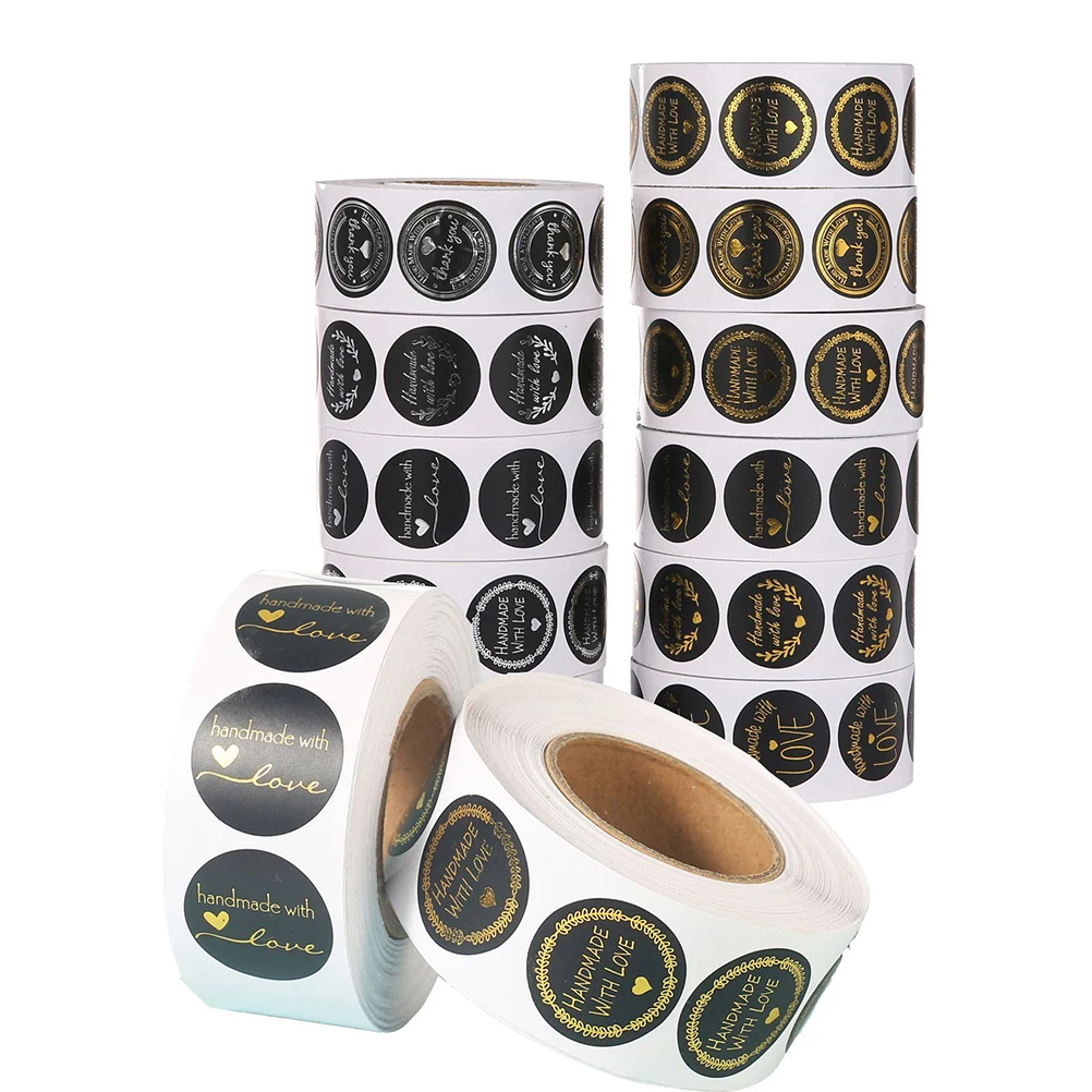 

500pcs for Letter Sealing Sticker Packaging Bag Sticker Gift Letter DIY Candy Bag Biscuit Box Decor Labels Thank You