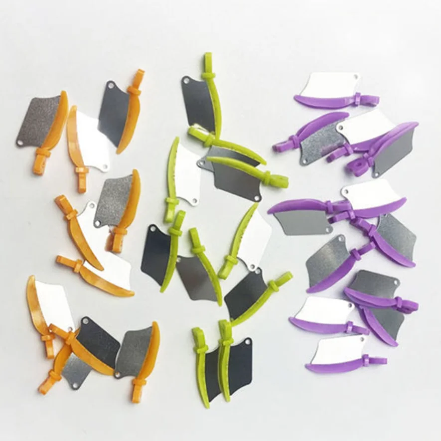 50Pcs/Box Disposable Colorful Lab Wedge Guard Sector Matrices WedgeGuard Lab Prime Teeth Interproximal Tool s