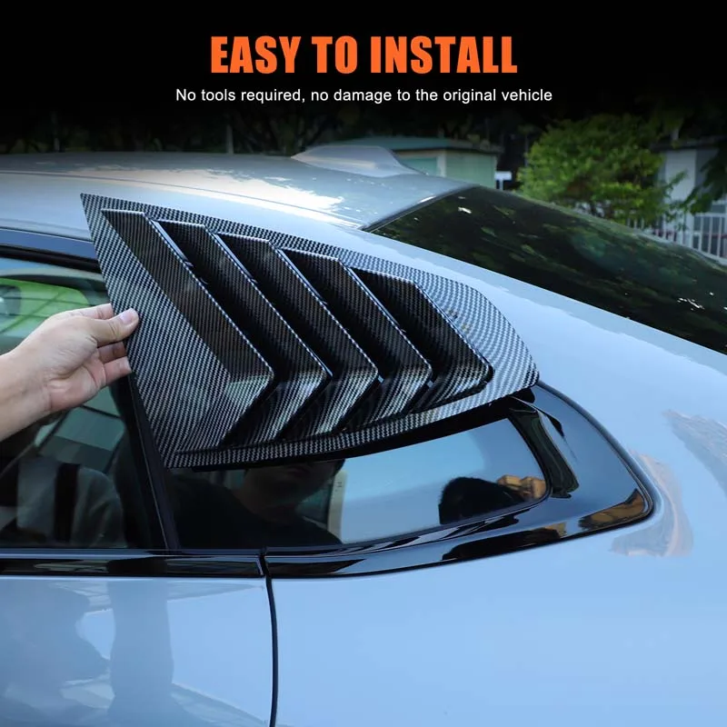 

For BMW 4 series G24 G26 430i 430d M440i I4 2021-2025 Rear Triangle Window Shade Spoiler Rear Window Louvers Car Accessories