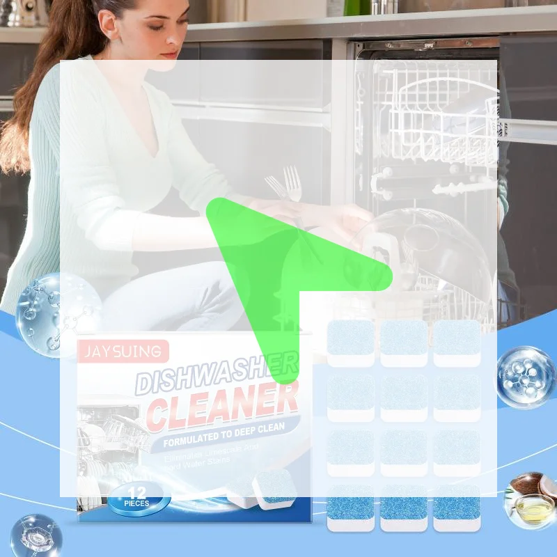 

New Washing machine decontamination effervescent tablets, drum washing machine cleaning agent to remove stains, clean and taste