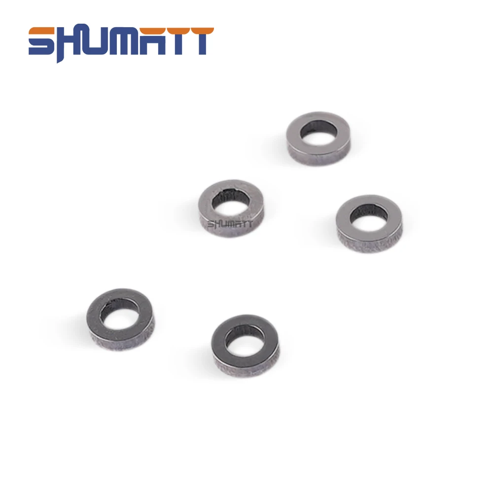 Shumatt 100Pcs B23 Gasket Injector Adjustment Shims for Fuel Injector Size Φ3.15*Φ5.75 Injector Copper Washers