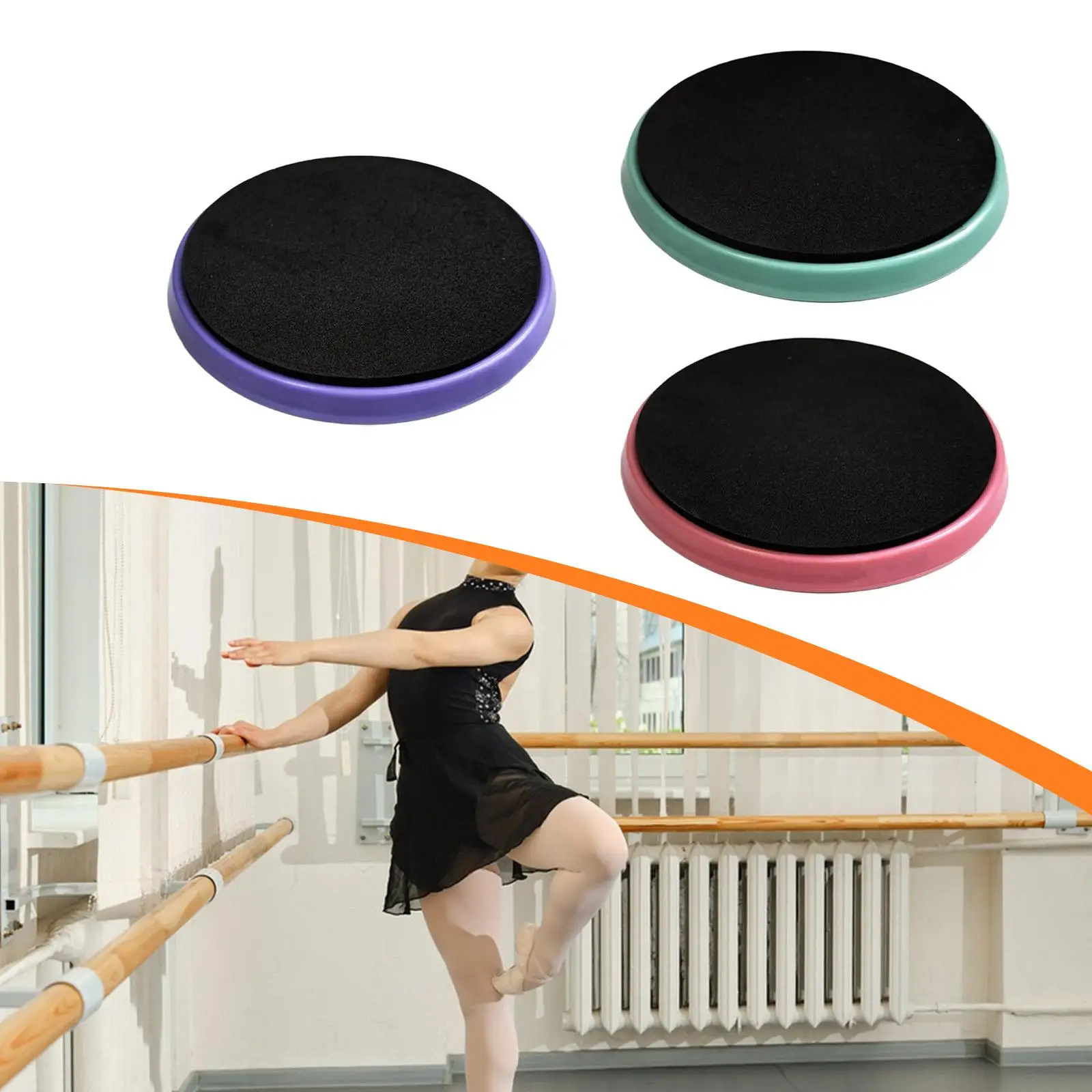 Ballet Training Board Balance Twisting Plate ABS Rotating Disc for Dance Practice and Figure Skating