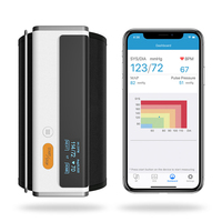 Armfit Plus Bluetooth Blood Pressure Monitor for Home use, Upper Arm Cuff, Accurate Digital BP Machine, Heart Health Monitor