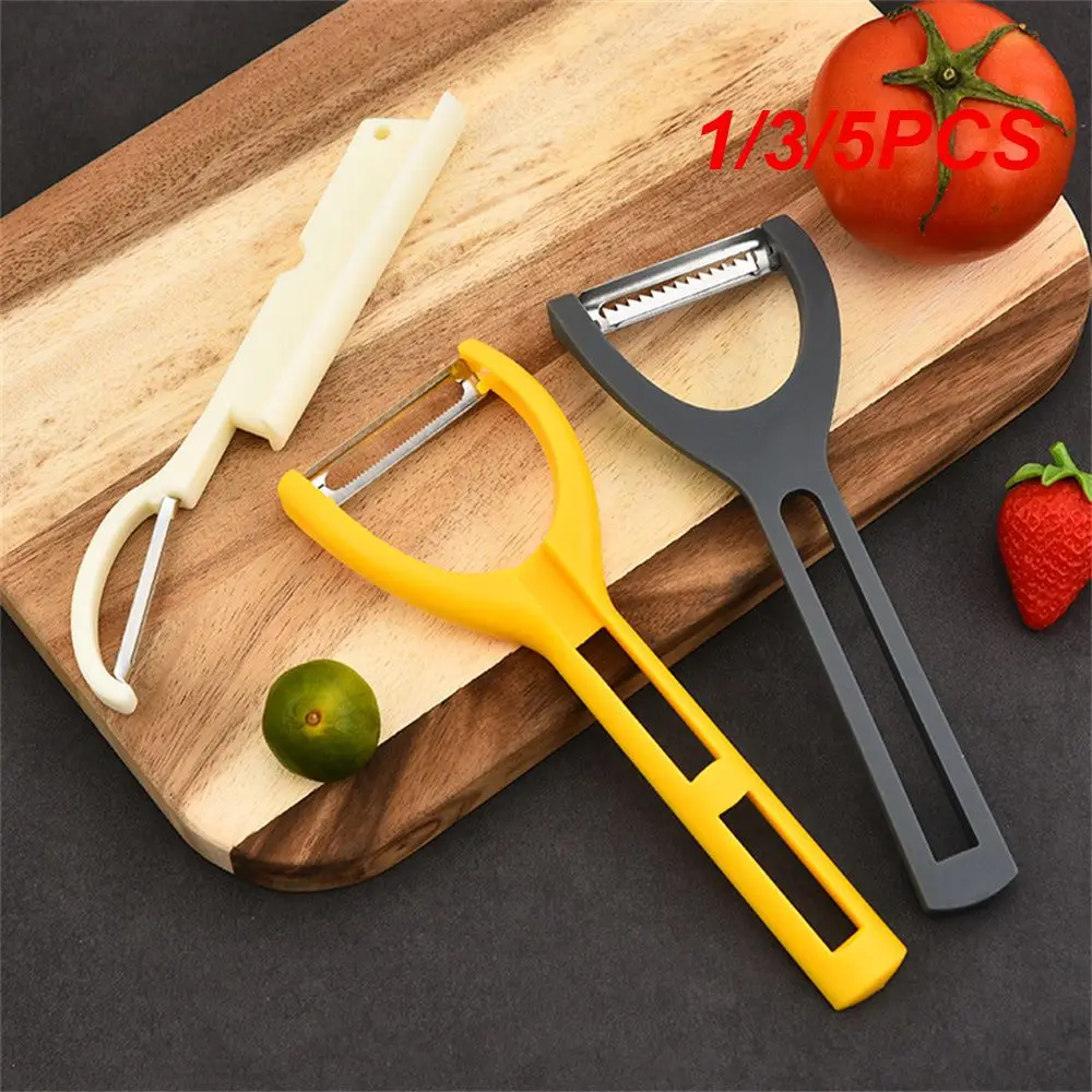 1/3/5PCS Peeler Peeling Vegetables And Fruits Vegetable And Fruit Planing Stainless Steel Three-in- Combination