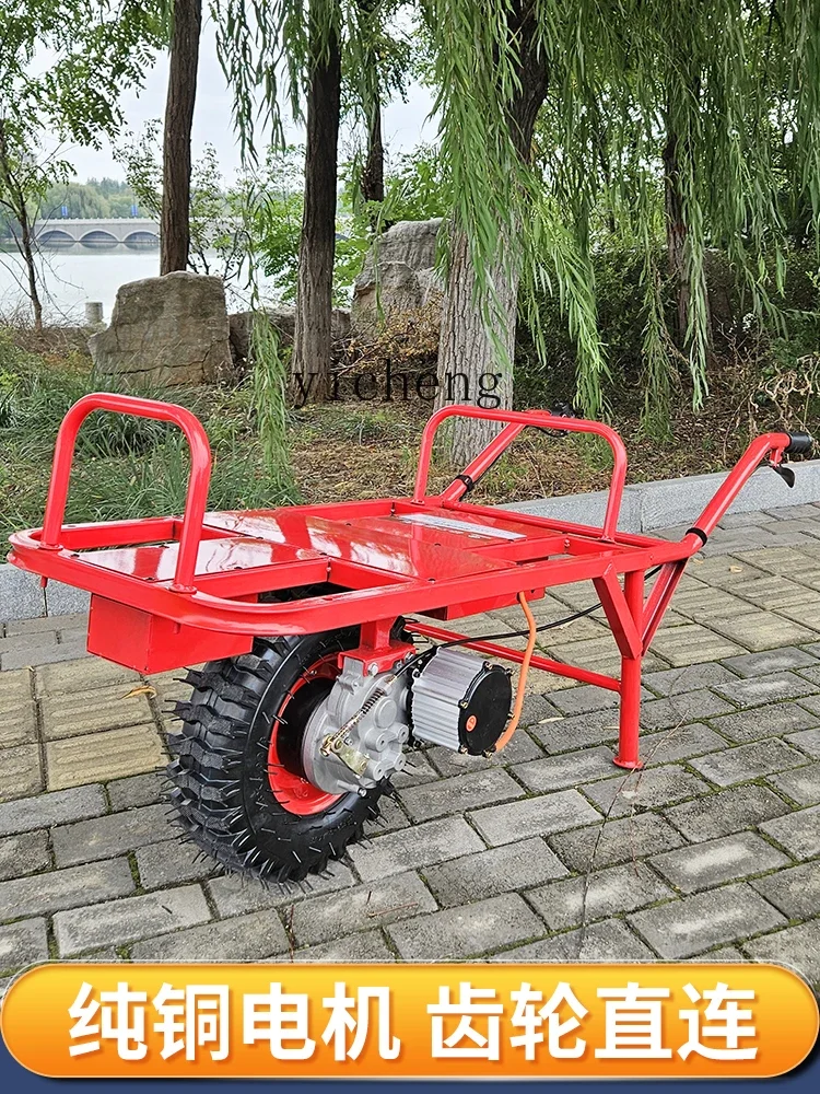 ZK-autobús eléctrico para pollos, monociclo agrícola, vehículo de transporte de escalada, carro de una sola rueda para el hogar