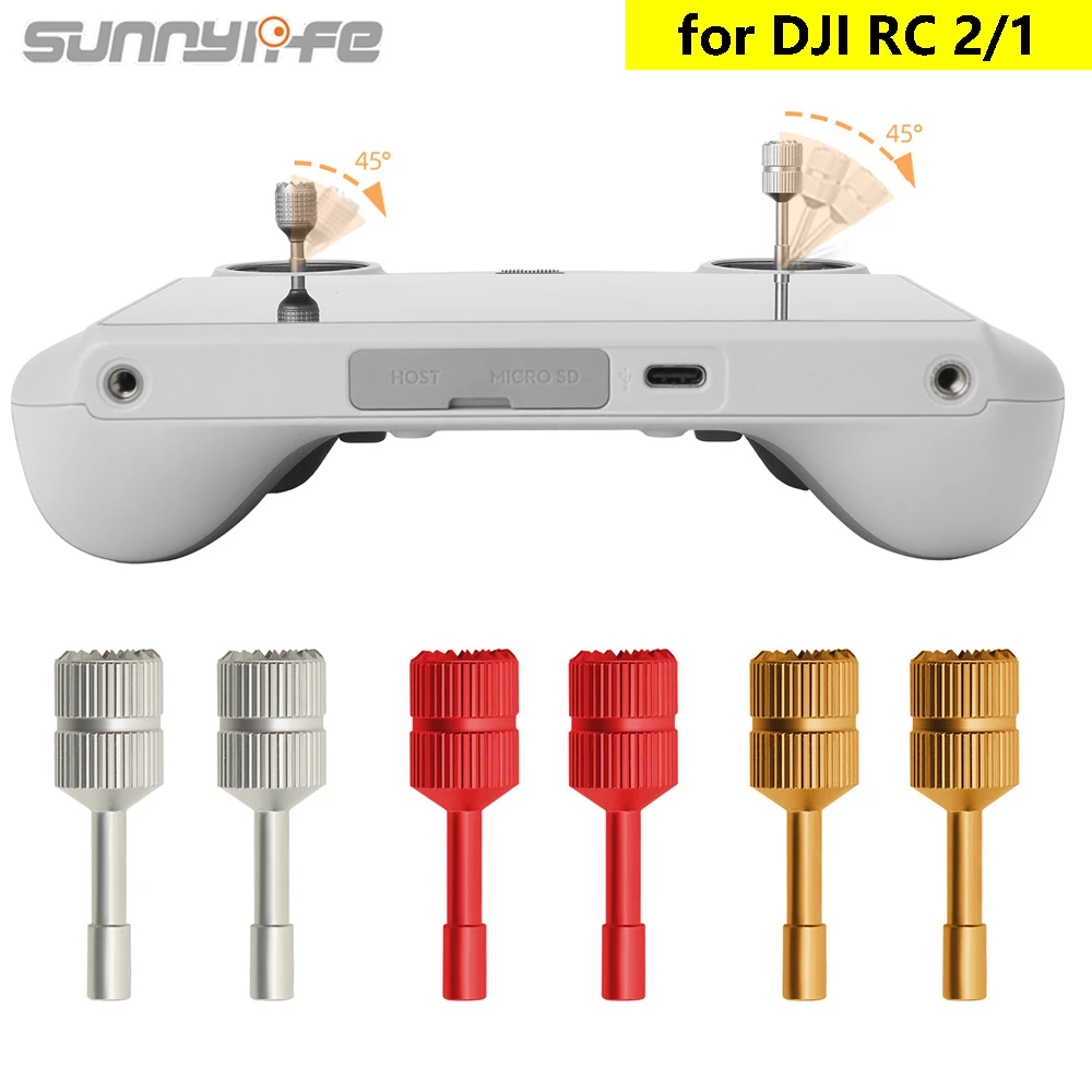 

Sunnylife Remote Controller Joystick For DJI Mavic 4 Pro/Flip/Air 3S Extended Thumb Rocker Replace Stick For DJI RC 2/1 Parts