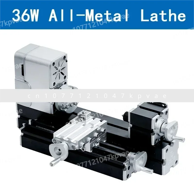 All Metal Micro Lathe 36W, 20000rpm Woodworking Technology Teaching Type Micro Metal Lathe