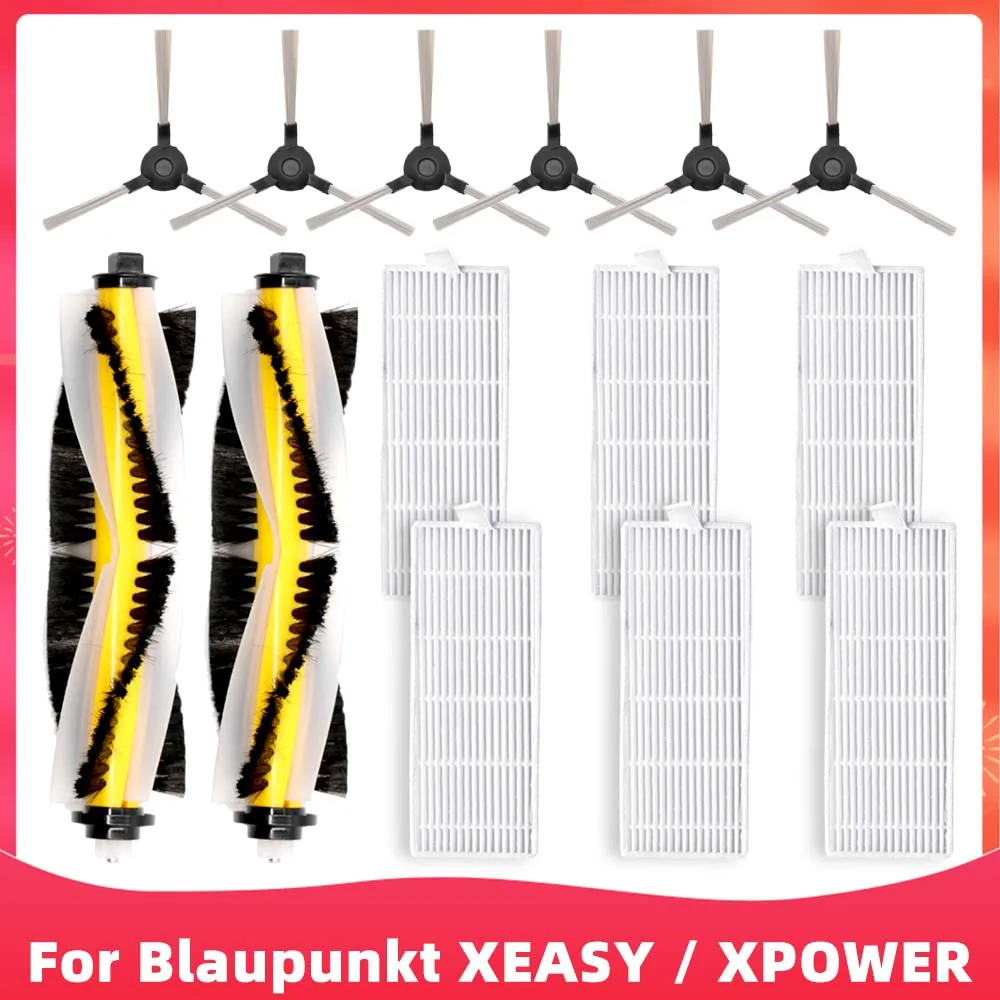 Compatible For Blaupunkt XEASY / XPOWER Robot Vacuum Roller Main Side Brush Hepa Filter Mop Cloths Spare Part Accessory