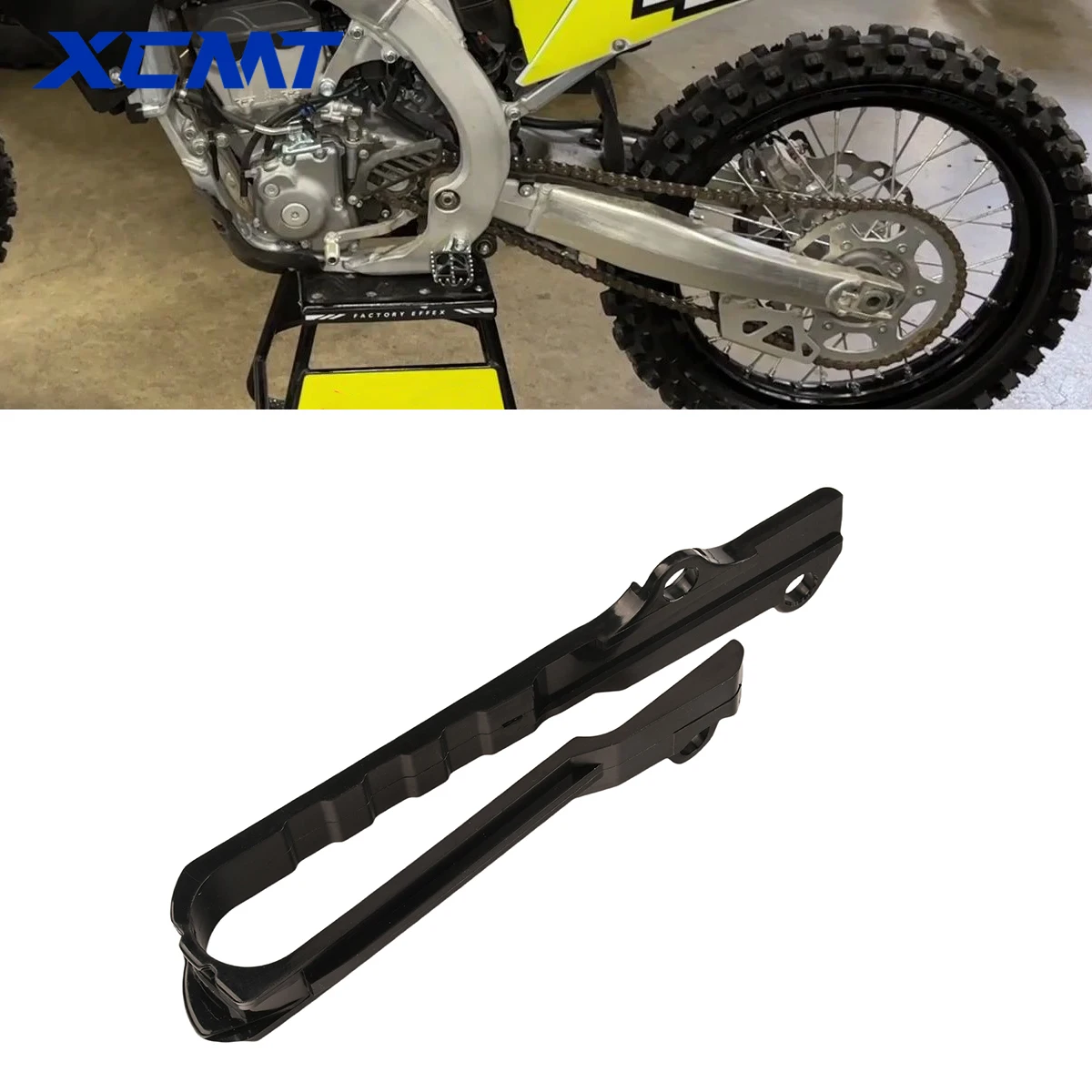 Motorrad Kette Slider Schwinge Schutz Für Suzuki RM125 RM250 RMZ250 450 2001-2009 Für ZUMA A7 X7 Dirt Bike zubehör