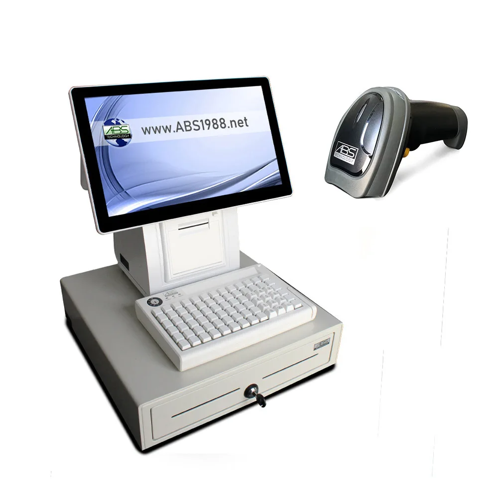 ATV&UTVModern Windows System POS Cash Register Customizable Capacitive Touch Screen ABS ABS6000 Quad-core CPU 1920x1080 DPI