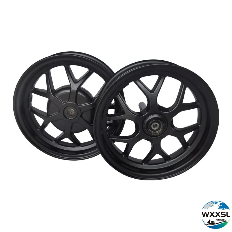 New High-quality Durable 10 * 2.5 Aluminum Alloy Motorcycle Hub for   100cc Jog90 Front/rear Wheel Can Be Customized
