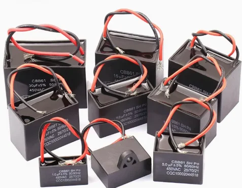 CBB61 Fan Starting Capacitor 450V 1/1.2/1.5/1.8//2/2.5/3/3.5/4/4.5/5/6/7/8/10/12/15/18/20 uF Fan Capacitor for Range Hood Fan