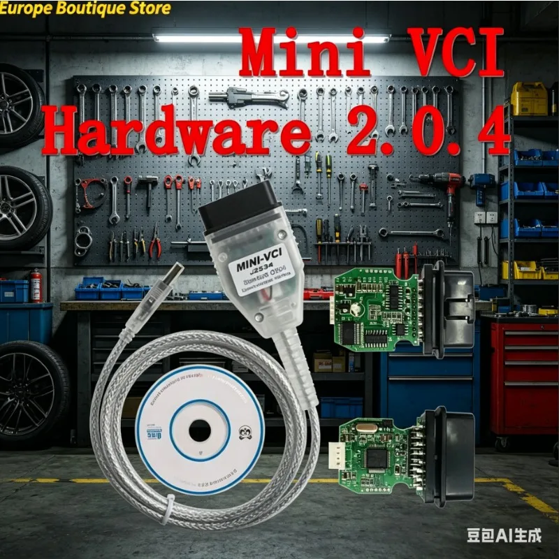 

Диагностический кабель MINI VCI V2.0.4 Real Firmware J2534 Techstream V18.00.00 FTDI FT232RL для Toyota MINIVCI K-Line/CAN-BUS