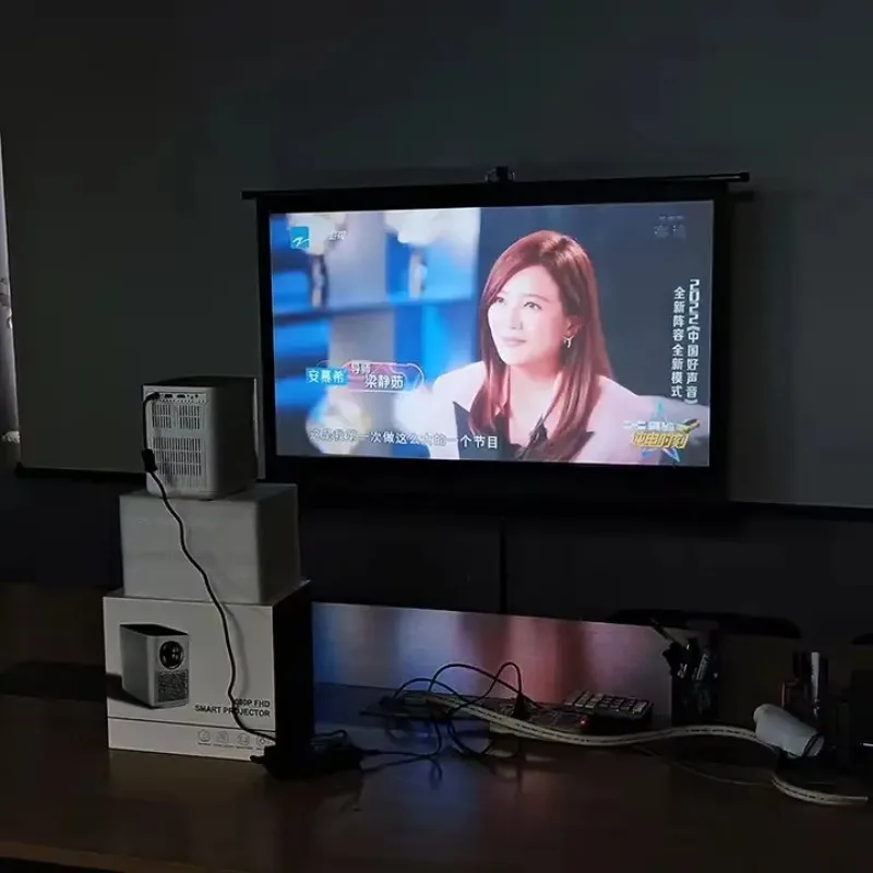 

Новый Хит Продаж: Умный Портативный Проектор для Телефона 4K Android WIFI для Домашнего Кинотеатра, Фильмов и Игр