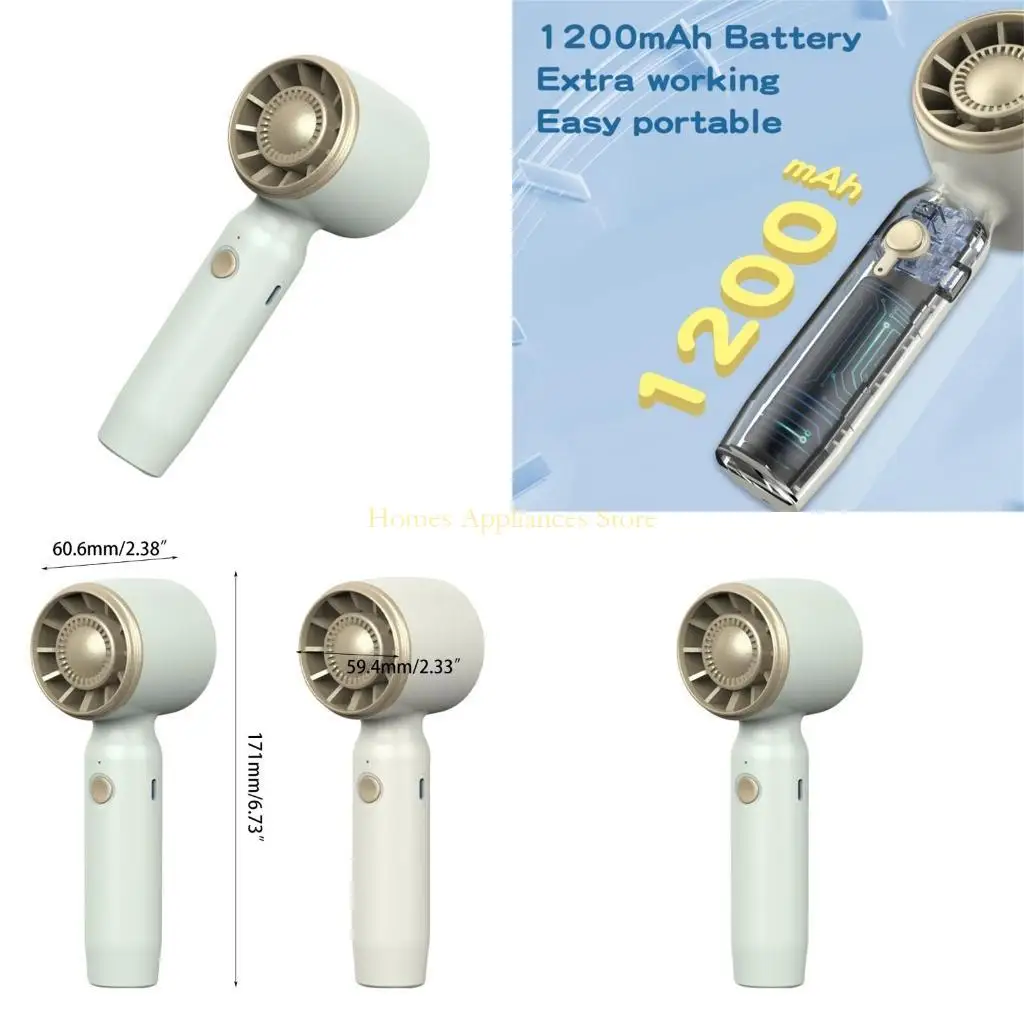 

D0AB Portable Fean Fean 1200MAH Руководитель батареи.