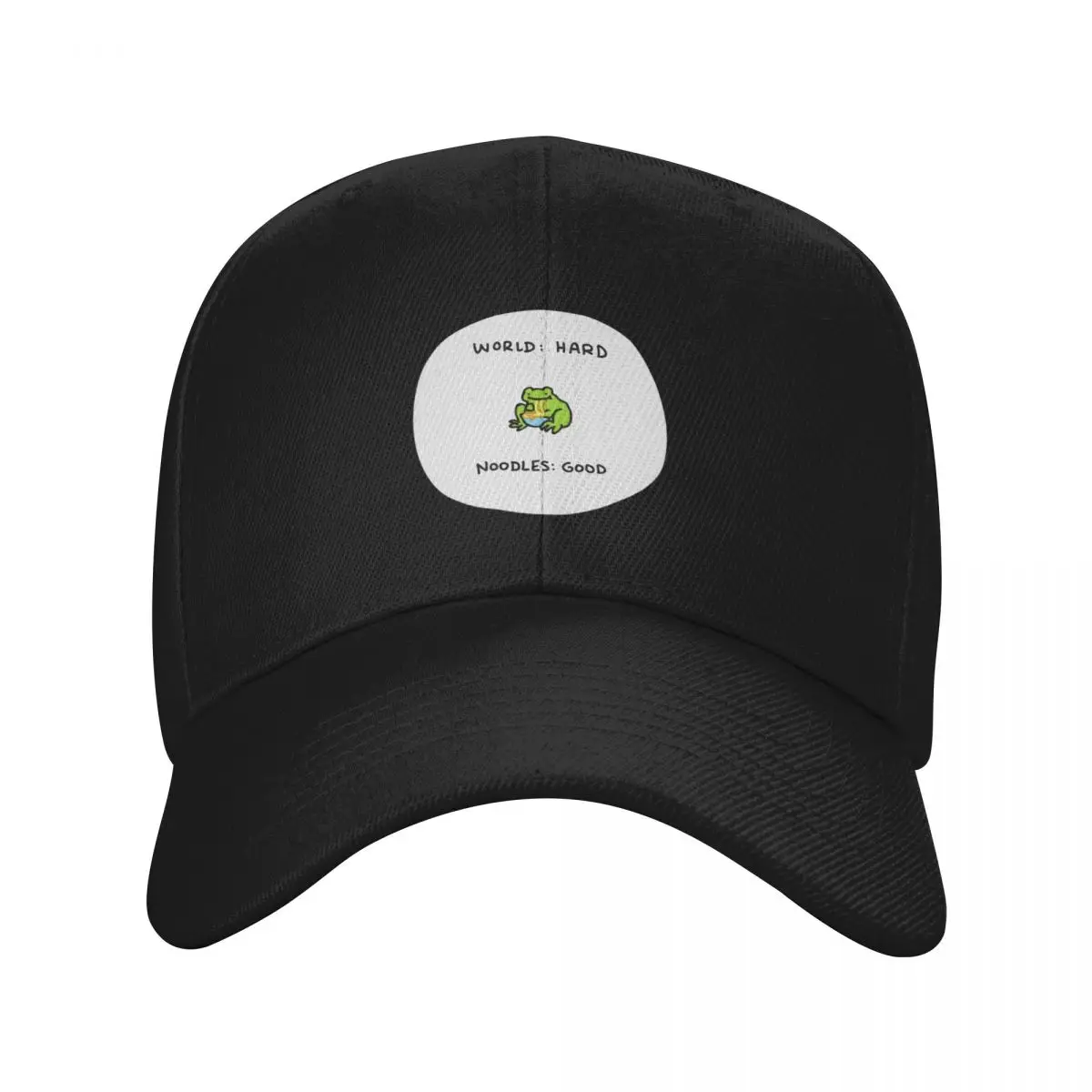 

noodle frog Baseball Cap Custom Cap Hat Luxury Brand luxury caps Vintage Designer Man Women's