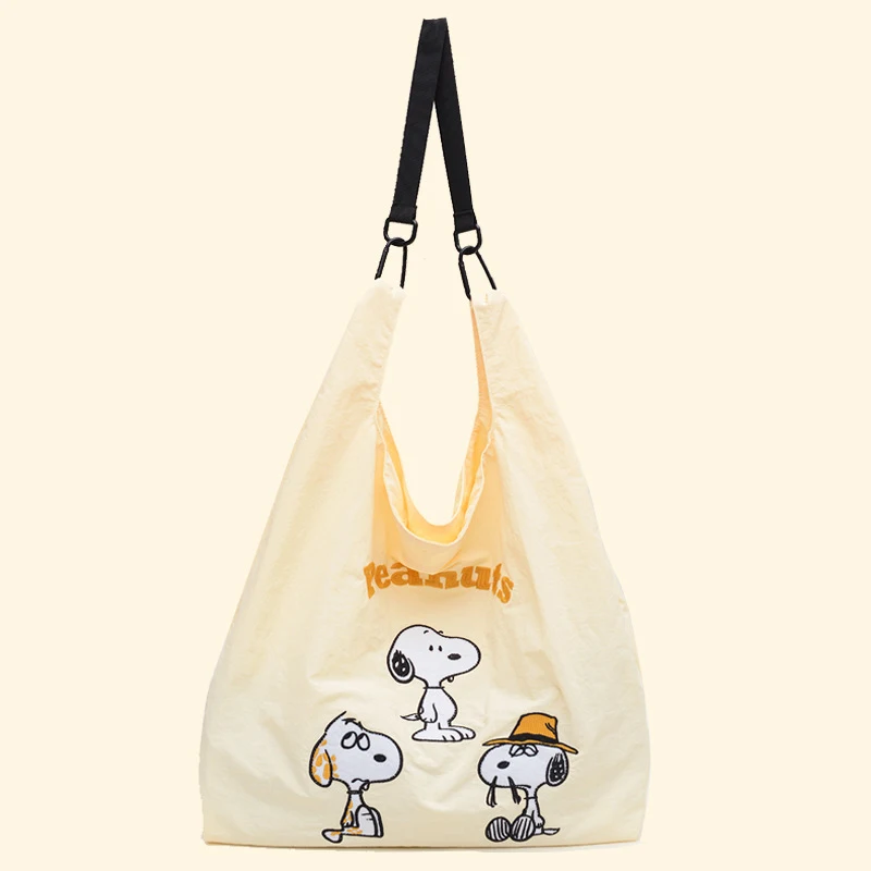 

Cartoon Snoopy Tote Bag For Women Crossbody Shoulder Bag Fashionable Simple Large Capacity Handbag For Daily Travel Commuter