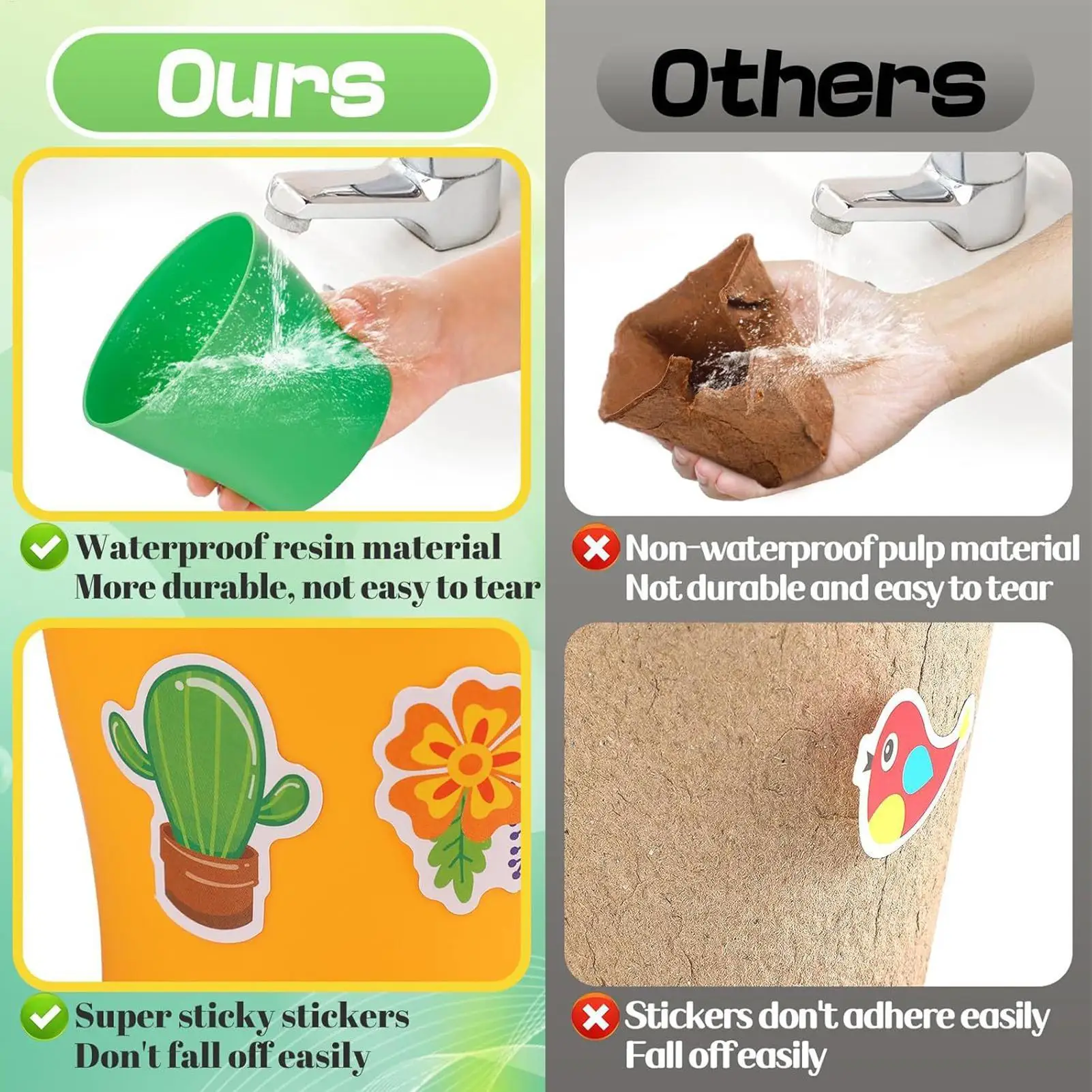 garden-pot-craft-kit-diy-educational-colorful-party-favors-kids-gardening-stickers-craft-kits-for-kids-aged-4-handmade-crafts