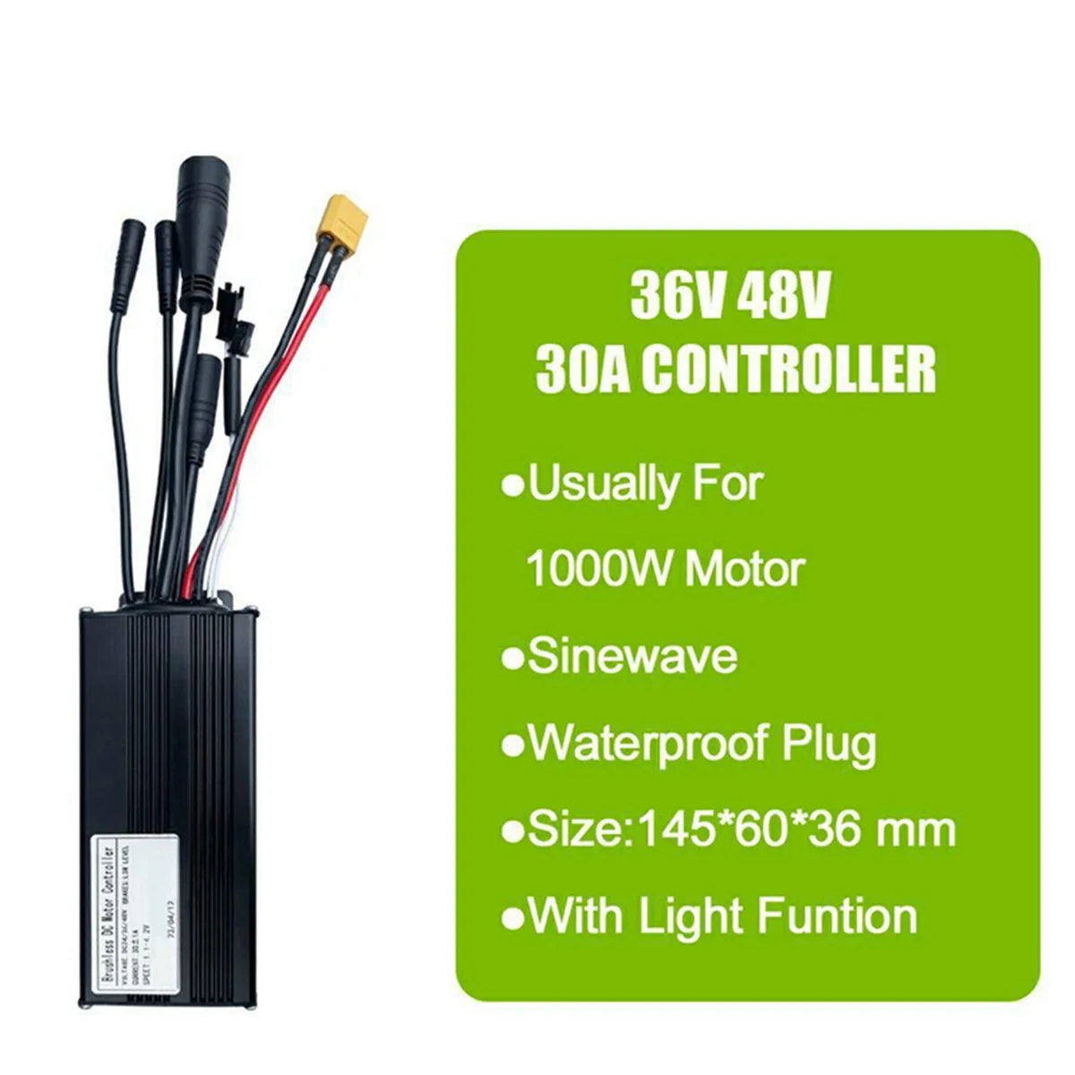 

AU-36/48V Bicycle Lithium Battery Modification Accessories 1000W 30A Three-Mode Waterproof Small Kit S900 LCD