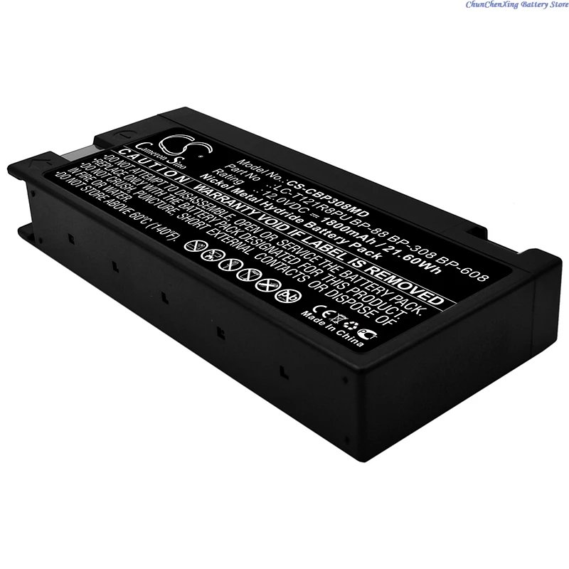 12.0V 1800mAh Battery for Spacelabs 91370 Monitor 91387 90308 91367 91369 90203 90367,For Colin Medical ASM 5000 BP88-NXT ASM500