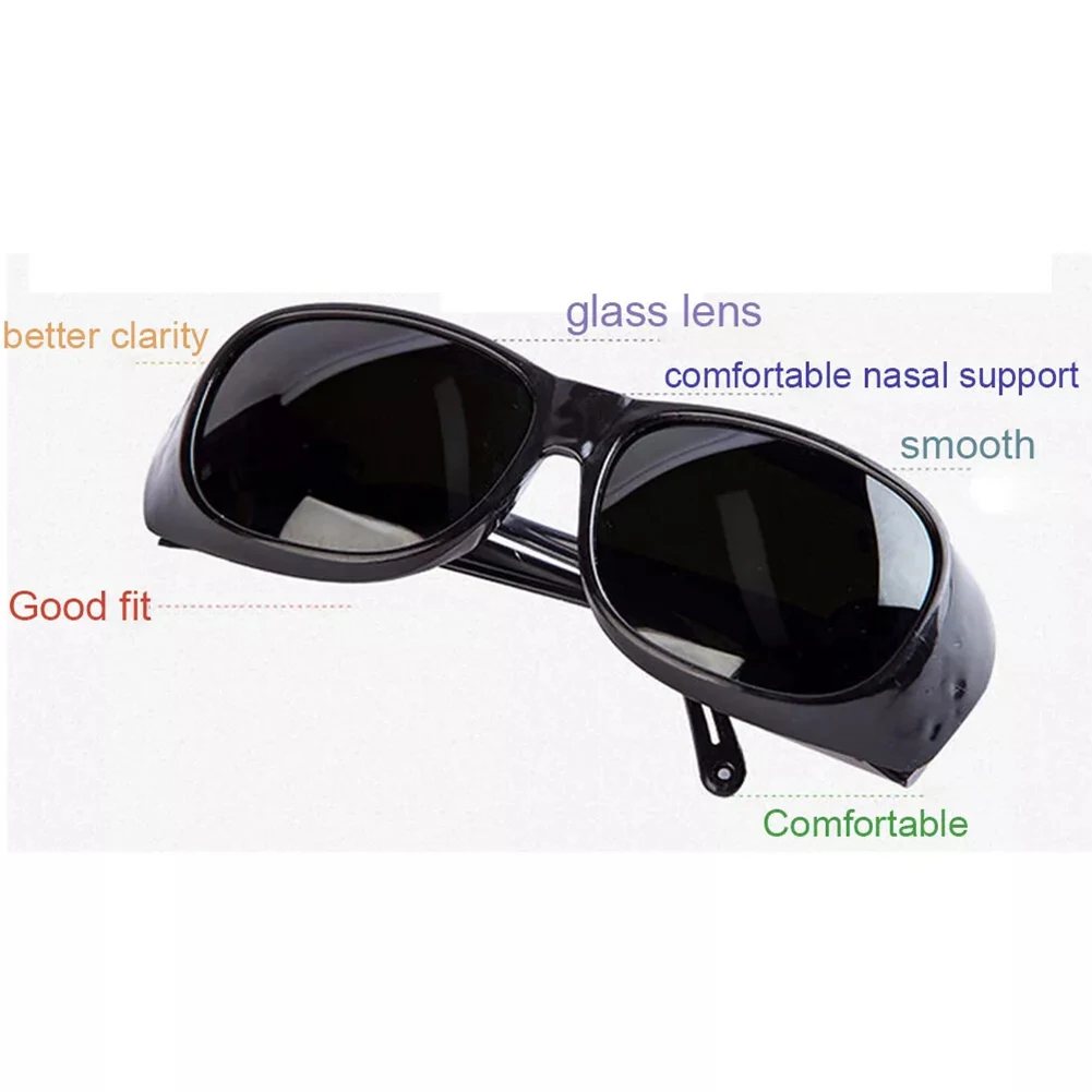 1pcs Arc Welding Glasses Auto Darkening Safety Automatic Dimming Welder Polycarbonate Lens Height 55mm Welding Equipment