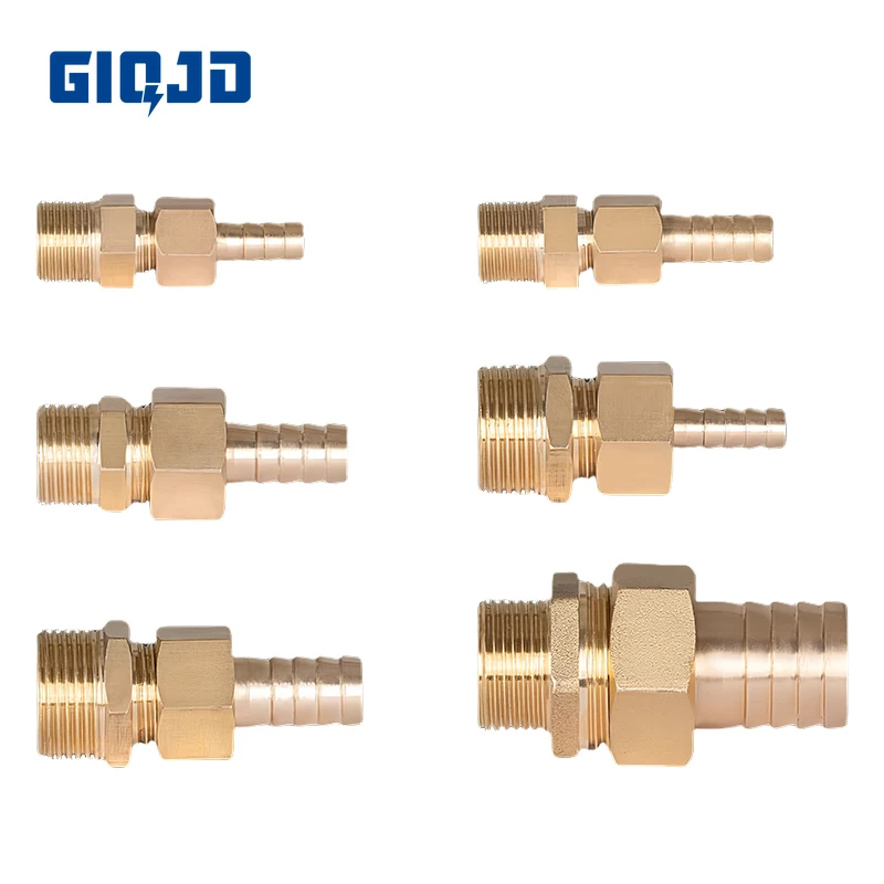 Brass Male Swivel Thread To 8 10 12 14 16 19 25 32 Hose Barb Bulkhead Brass Barbed Pagoda For Water Pipe Gas Pipe Joint Fittings