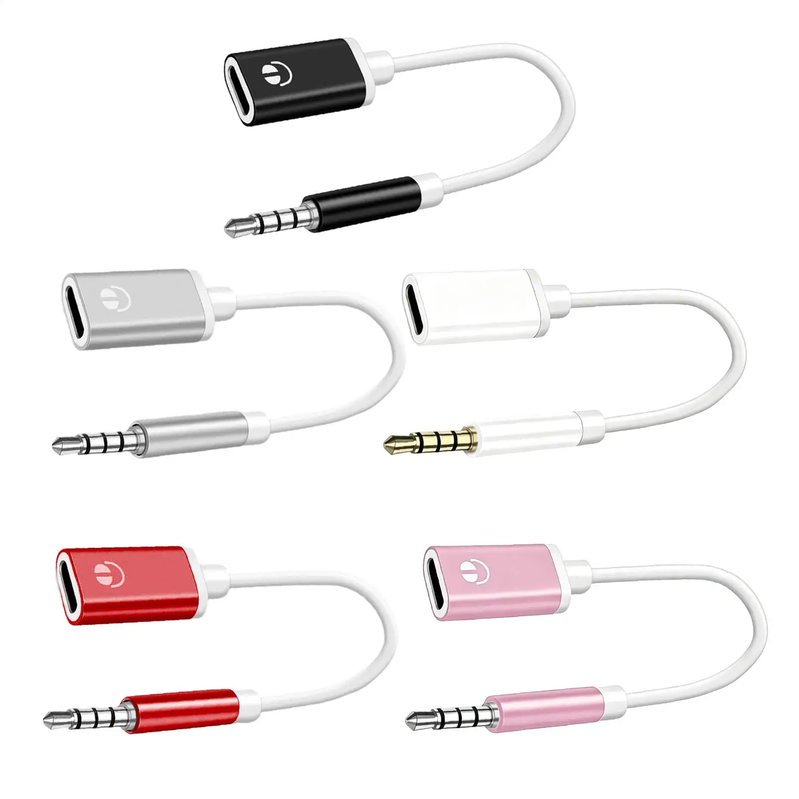 USB C Female To 3.5mm Male Audio Adapter Type C To AUX Headphone Jack Converter Cable For Phone Earphones accessories