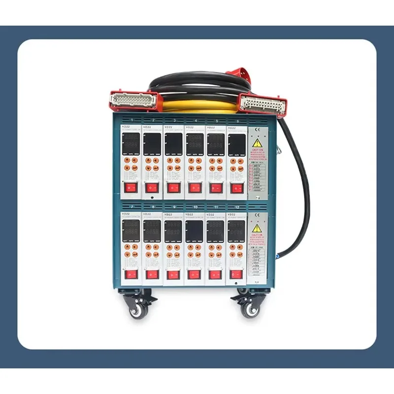 Precision Customizable 8Zone LCD PID Digital Hot Runner System Controller with PT100 Precision Temperature Control