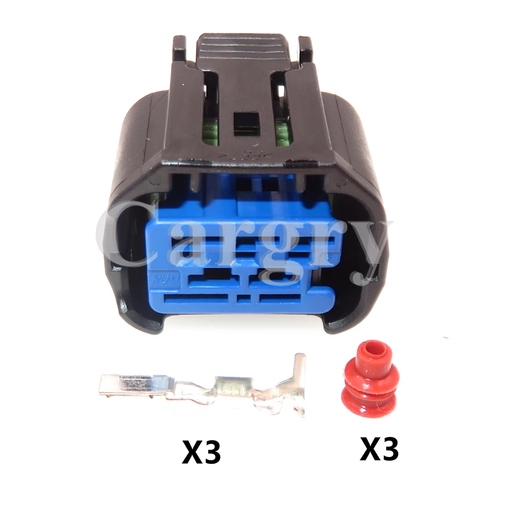 1 Set 3P HP405-03021 Auto Engine Sensor Socket with Terminal and Rubber Seals Car Waterproof Plug AC Assembly For Hyundai