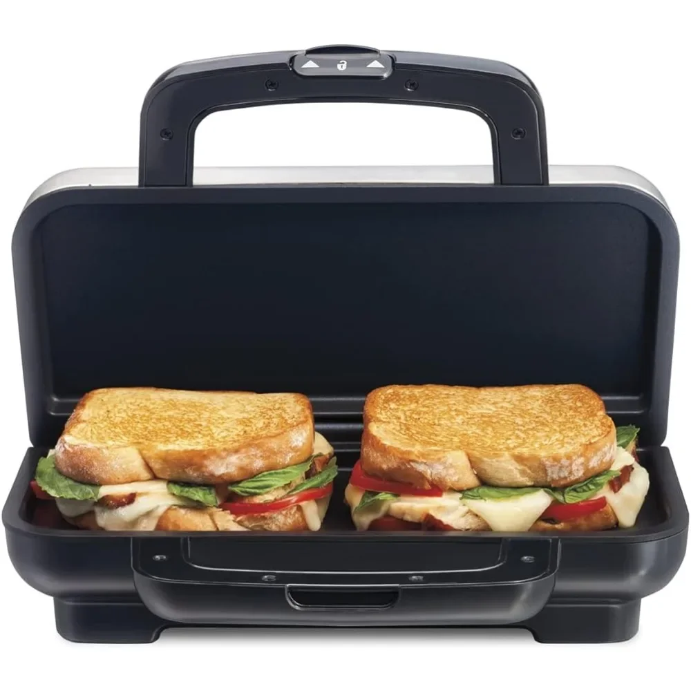 Sandwich Maker with Nonstick Ceramic Plates