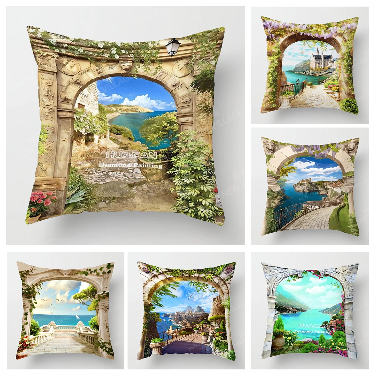 Home living room natural and Animal Styles decoration cushion cover home  throw pillow covers45*45 pillowcase40x40cm 50x50 45x45