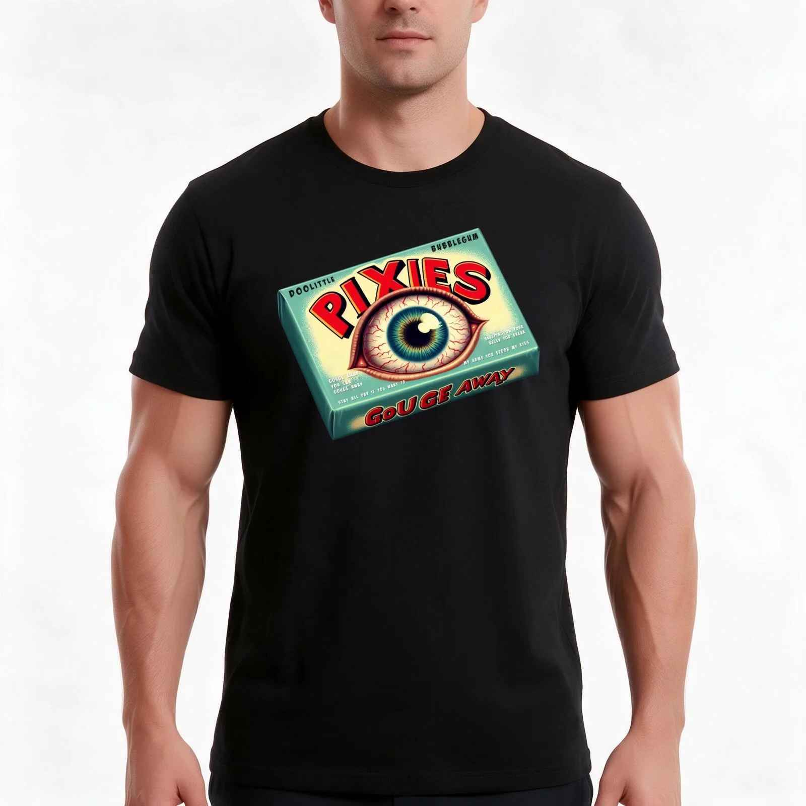 Gouge then Blow Those Pixies Away T-Shirt Summer Casual Cotton Tee Oversized Streetwear Tops Vintage Graphic Print