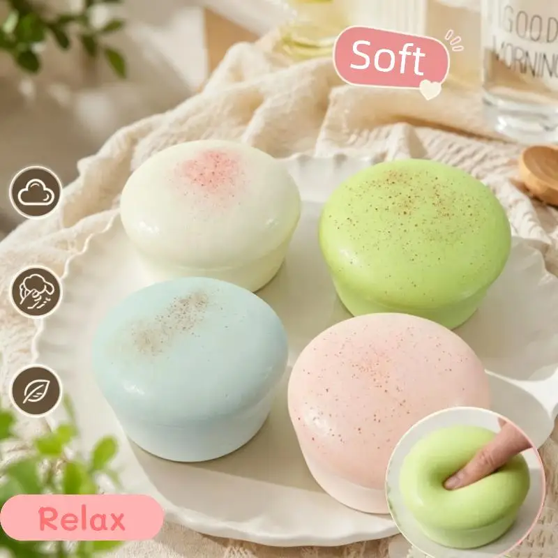 1Pcs Squeeze Toy Yogurt Cake Bread Soft Stress Relief Slow Rising Sensory Fidget Toys For Kids And Adults Relaxing Gift