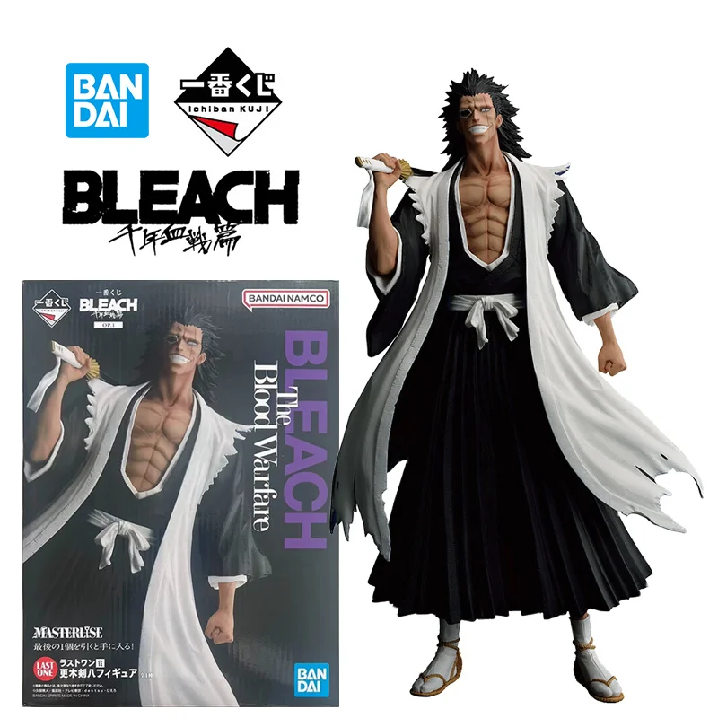 Bandai Ichibankuji Last Prize Kenpachi Zaraki Bleach Thousand Year Blood War Masterlise 27Cm Original Action Figure Model Toy