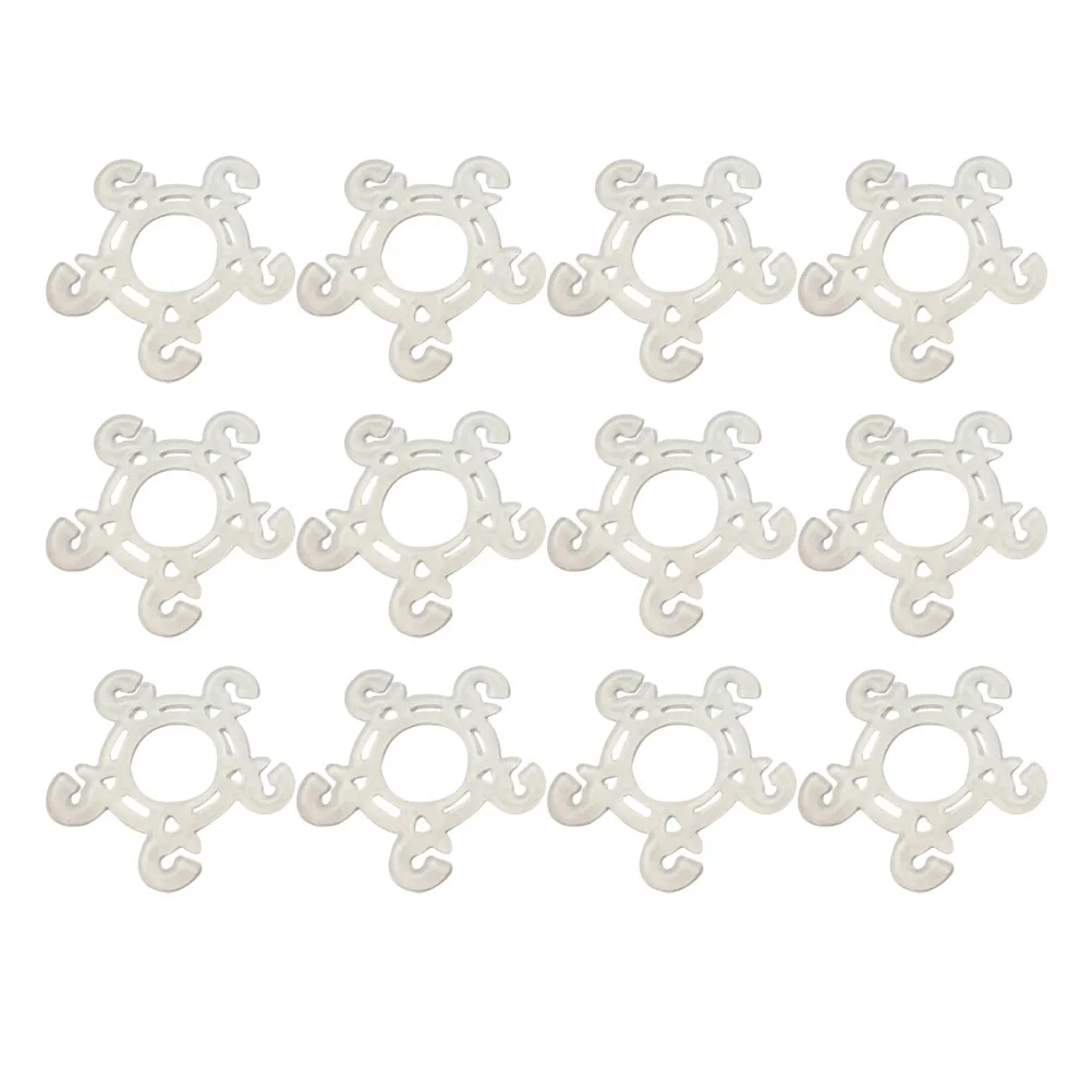 

60Pcs Balloon Clips Plastic Holder Fast Reusable Balloon Tie Tool for Wedding Birthday Party Decorations Balloons Accessories