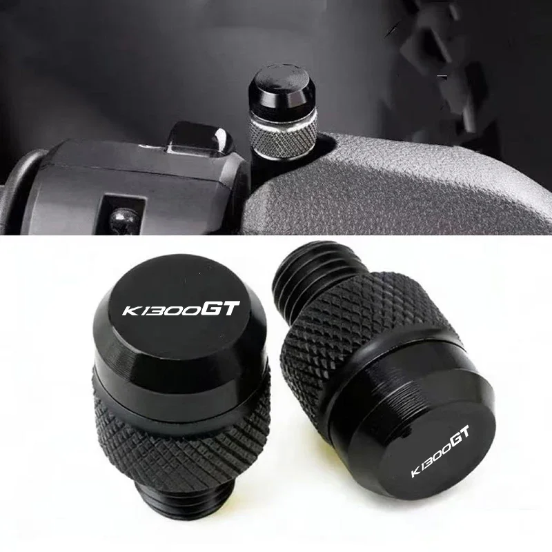 

Motorcycle aluminum mirror hole plug screw bolt For BMW K1300GT K1300R K1300S K1300 GT K 1300R K 1300 S 1300R With Logo