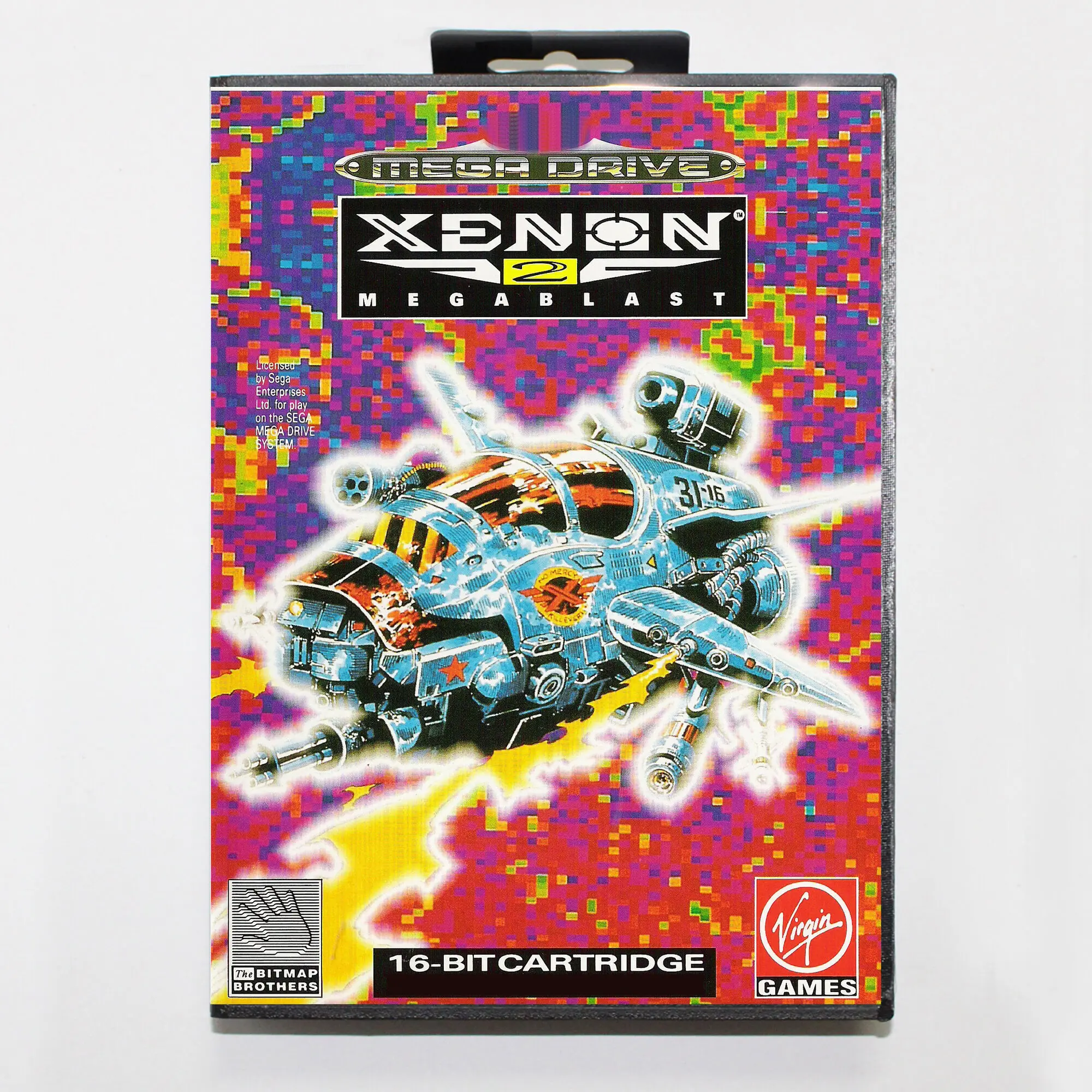 

Xenon 2 Megablast MD Game Card with EUR Box for 16 Bit Sega Megadrive Genesis system