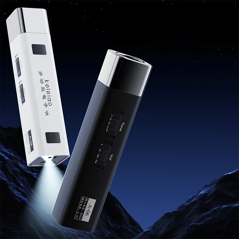 Rechargeable Electronic Whistle Multifunctional PE Teacher Football Coach Referee Flashlight Supply Training Equipment Whistle