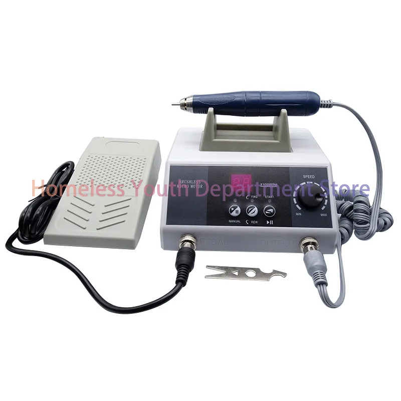 Technician Laboratory Equipment Dental Brushless Grinder Jade Carving Machine 50000RPM Brushless Grinding Micro Motor
