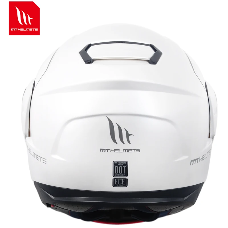 جديد MT الأصلي الوجه حتى خوذات الدرجات البخارية ATOM SV الصلبة للرجال والنساء سباق الدراجات النارية كامل الوجه ECE ABS خوذة #4