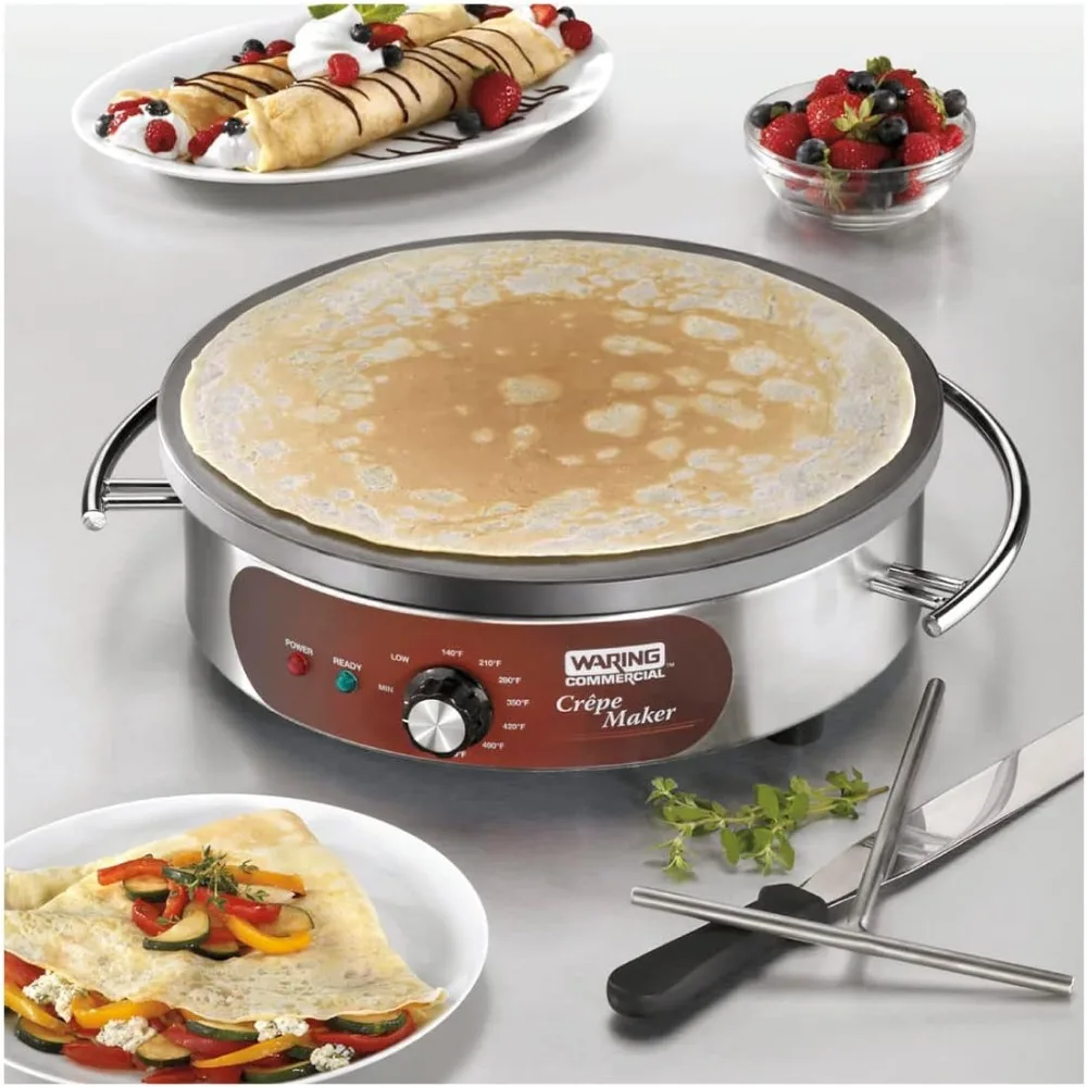 Crêpière commerciale WSC165BX, 208V, acier inoxydable, argent