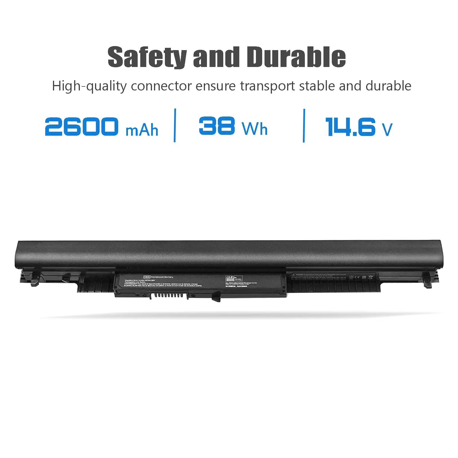 Remplacer 807956 -001 HS03 HS04 batterie d'ordinateur portable pour tous les ordinateurs portables Hp 14 15 série 15-ay009dx 15-ba009dx 15-af131dx convient aux modèles de rechange