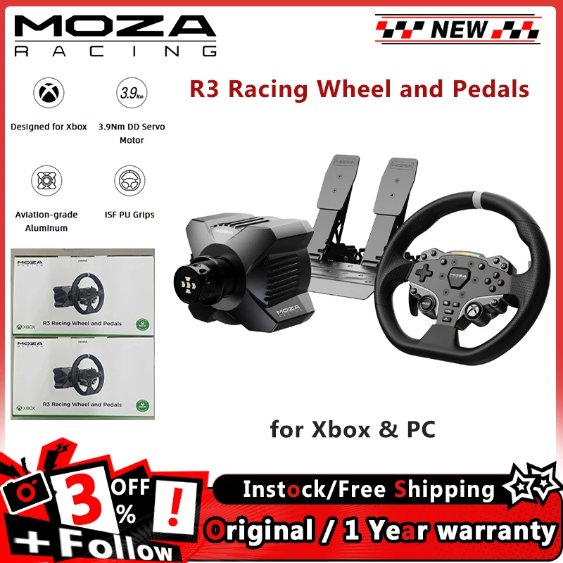 MOZOS R3 레이싱 휠과 페달 세트: Xbox 및 PC에서 완벽한 성능을 위한 실전 리뷰